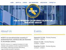 Tablet Screenshot of nceig.com